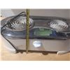 Image 2 : Portable double electric burner cooktop. (Untested)