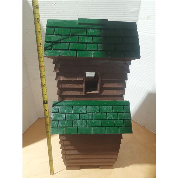 Wooden Birdhouse. (Height 20")