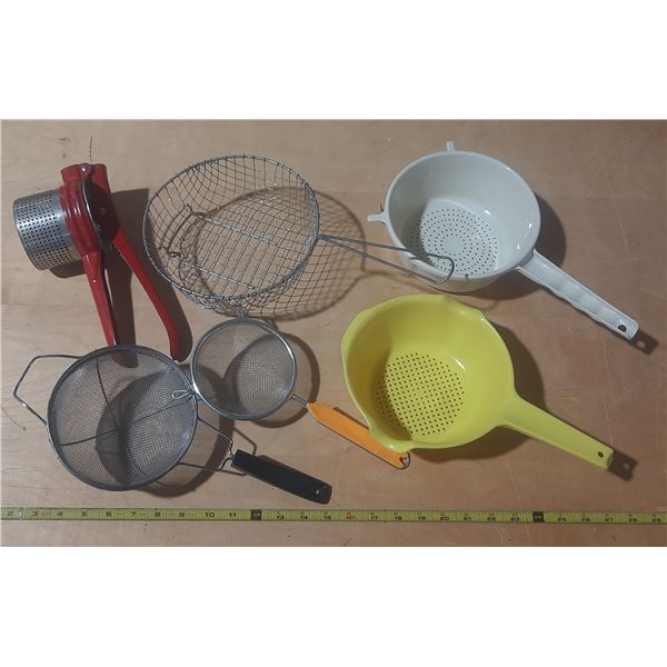 Vintage Strainers.