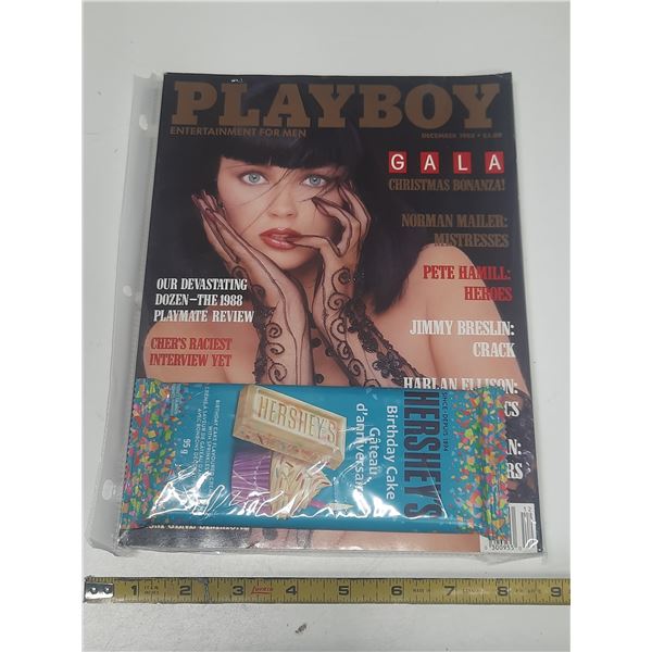 1988 Playboy Magzine and Hershey's Chocolate.