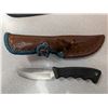 Image 1 : Remington Sportman Series 5" Blade w/ Leather Sheaf w/ Eagle Design