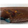 Image 2 : Remington Sportman Series 5" Blade w/ Leather Sheaf w/ Eagle Design