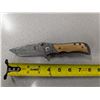 Image 4 : Browning Fold out 4" Blade Knife w/ Leather Sheaf w/ Deer Deisgn