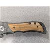 Image 6 : Browning Fold out 4" Blade Knife w/ Leather Sheaf w/ Deer Deisgn