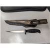 Image 1 : Rapala Stainless Steel 7" Knife w/ Leather Sheaf w/ Eagle Design