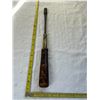 Image 1 : Vintage Spiral Screwdriver - F.A. Howard & Son. PAT. MAR. 1. 1892