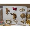 Image 3 : Bag full of Misc. Costume jewelry (Brooches) and etc. As Shown