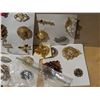 Image 4 : Bag full of Misc. Costume jewelry (Brooches) and etc. As Shown