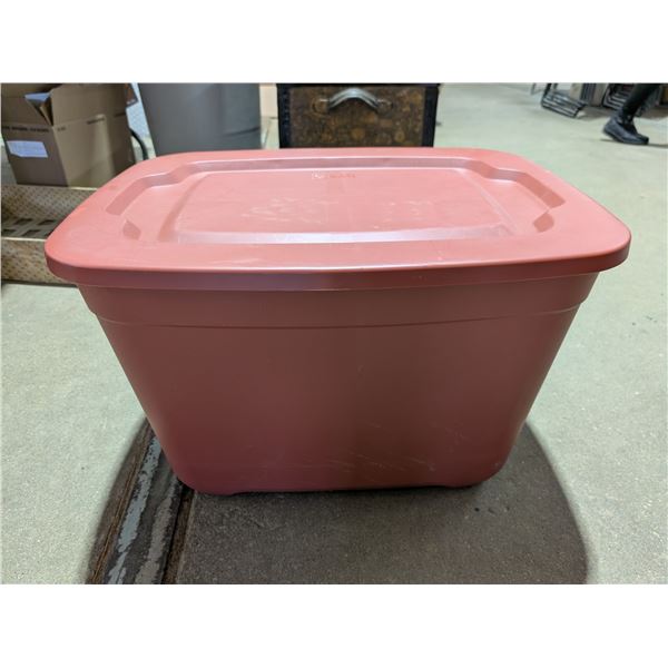 Great Condition Red Storage Tub 68L