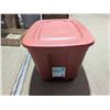 Image 2 : Great Condition Red Storage Tub 68L