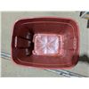 Image 4 : Great Condition Red Storage Tub 68L