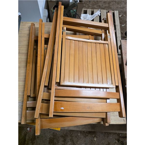 4 birch wood chairs- 25 H