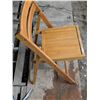 Image 3 : 4 birch wood chairs- 25"H