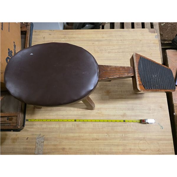 Shoe fitting stool- from old general store