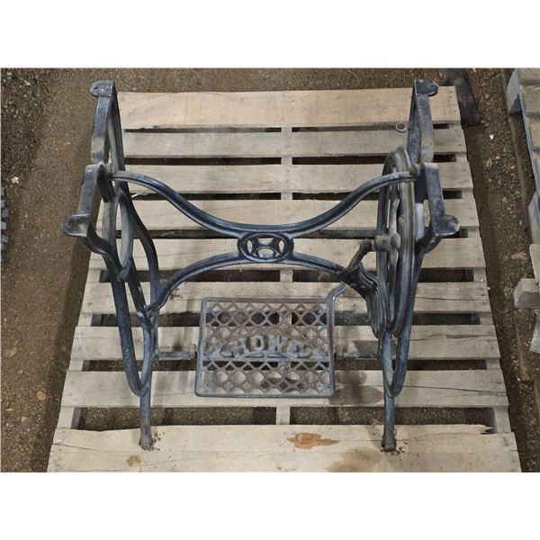 Howe sewing machine base