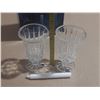 Image 2 : 1472-Crystal Hurricane Candleholders