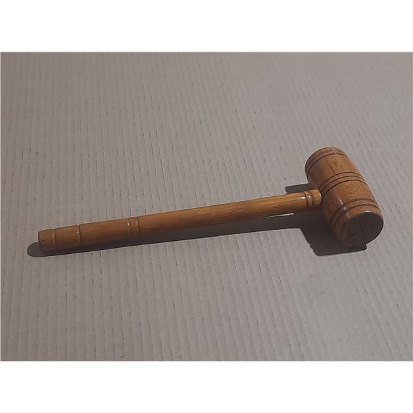 1474-Wooden gavel hammer