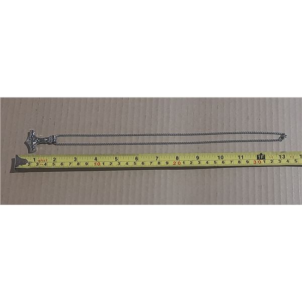 1486-Norse/Viking pendant and chain (new)