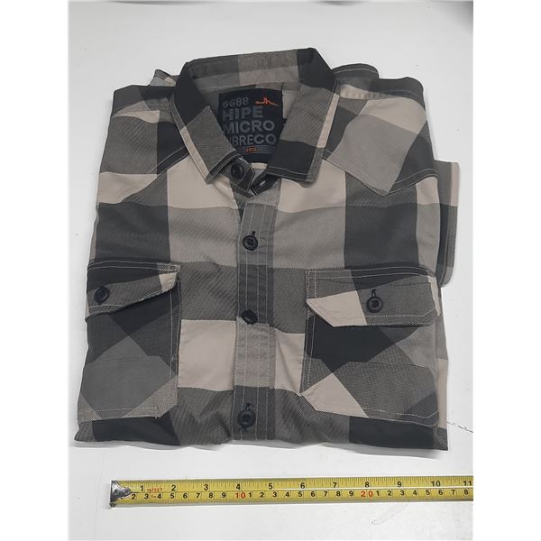 Short-sleeve button-up shirt - (Size L)
