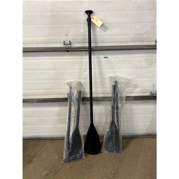 9: Set of 3 new paddleboard, paddles