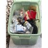 Image 2 : 18: Rubbermaid full of old Massey parts and assorted other items