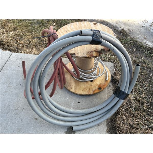 19: Lot of heater hose/electrical wire
