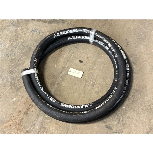 27: 2” 100 PSI water suction hose