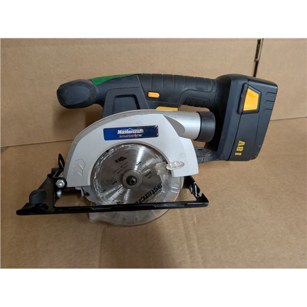 18V Cordless Circular Saw Master Craft )Working)
