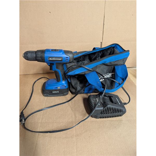 Master Craft 18V Cordless Drill/Driver (Bag and Charger included)