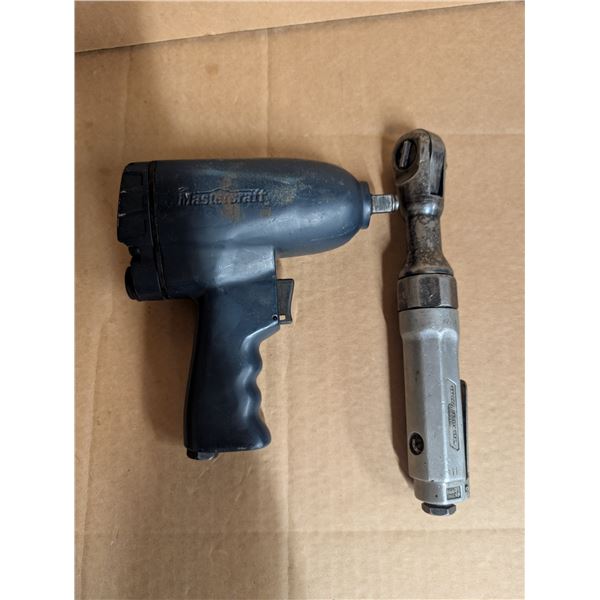 (2) Air Tools (Master Craft Impact wrench and Blue Point Air Tool)