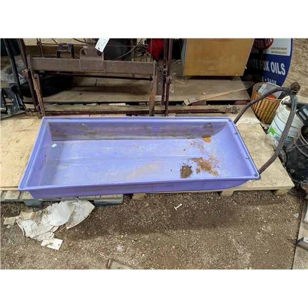57"x24"x7" Tow Sled w/ metal Bar