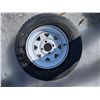 Image 1 : Single Trailer Tire 155/R12 76T New/Mever Used