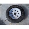 Image 2 : Single Trailer Tire 155/R12 76T New/Mever Used