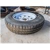 Image 4 : Single Trailer Tire 155/R12 76T New/Mever Used
