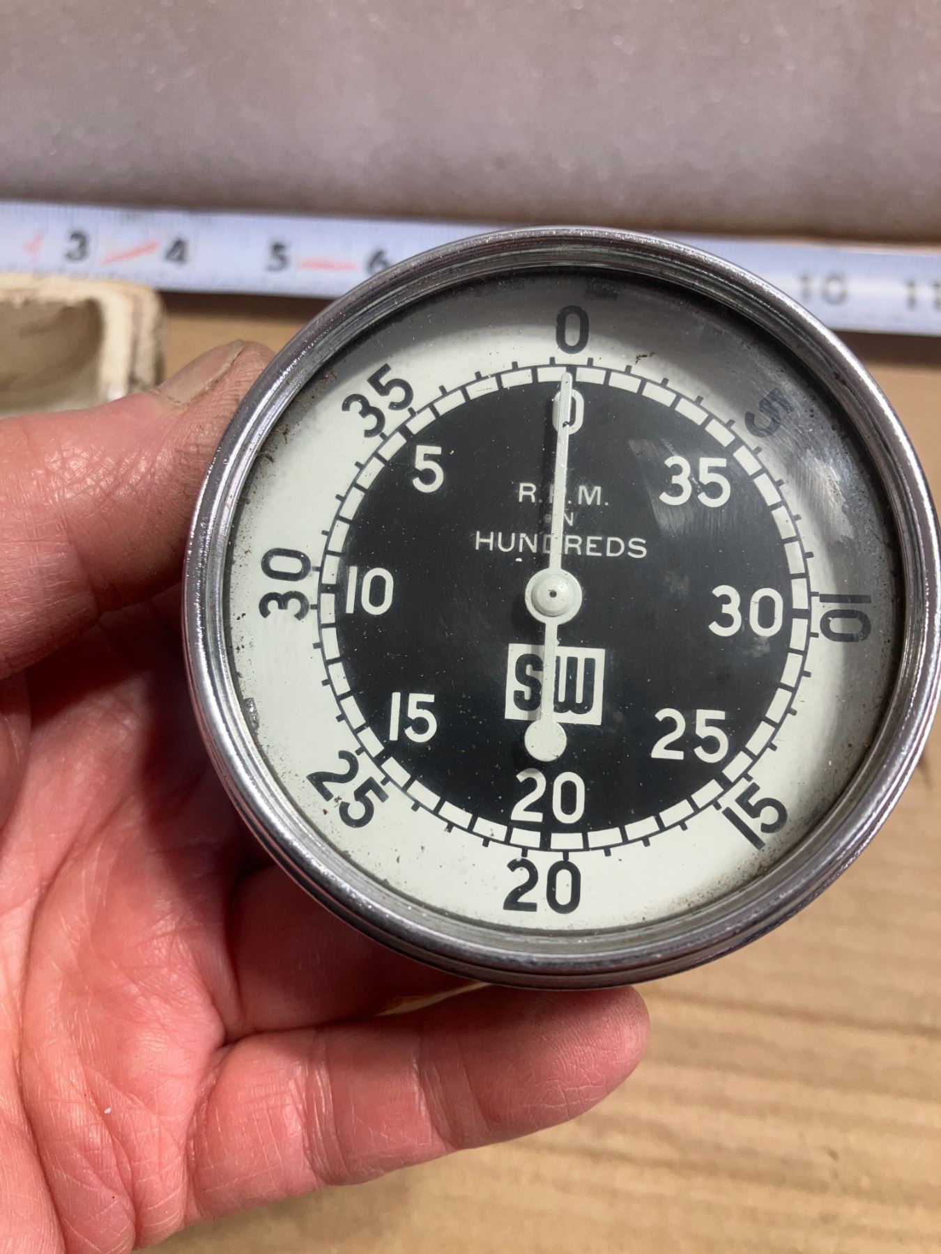 Shaft Rpm Tachometer Mechanical Shaft Tachometer - Schmalz Auctions