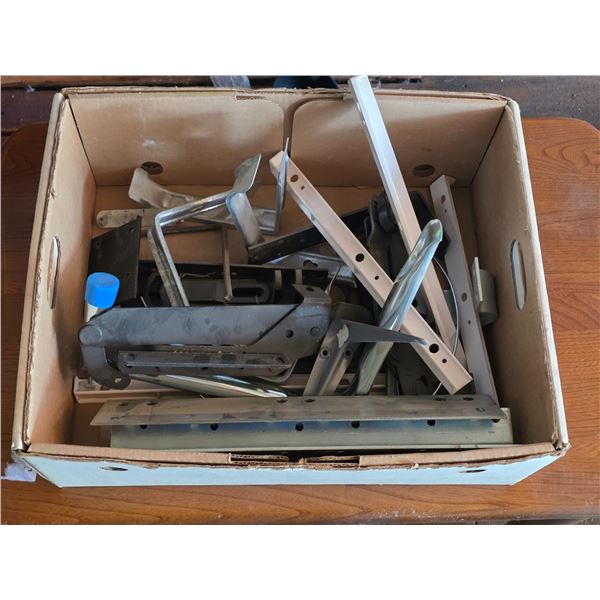 Box of various brackets