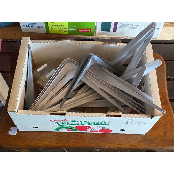 Box of various brackets