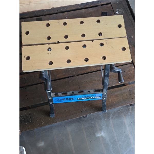 Folding work bench- 24"H