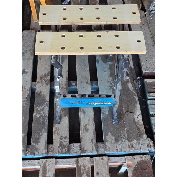 Foldable work bench-24"H