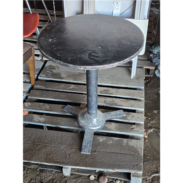 Metal table- 24" by 31"H