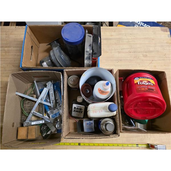 Lot of hardware and shop supplies- blower motor