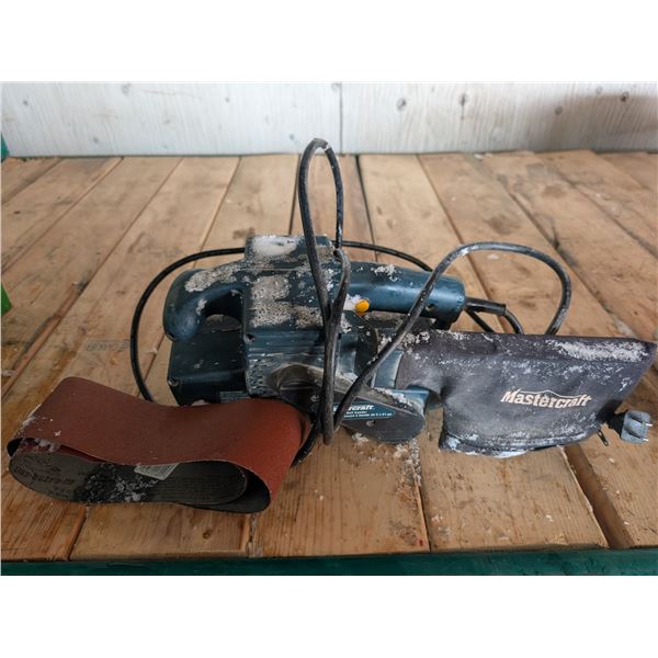 Master Craft Belt Sander 3x21" w/ Sand Paper (not tested)
