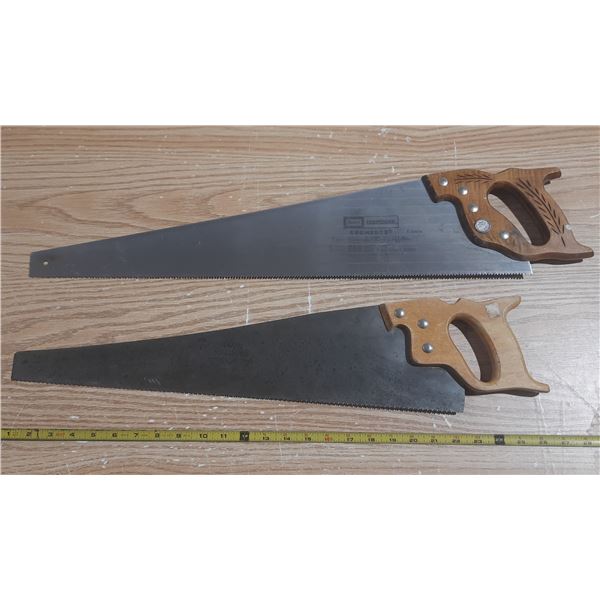 (2) Hand Saws.