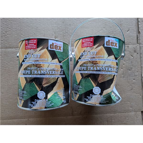(2) Sealed Ned Cut Wood Preservative Paintable Solution 3.78L (Dented)