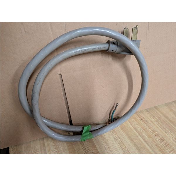 Made in Canada Wire BRT 40 AMP Cord