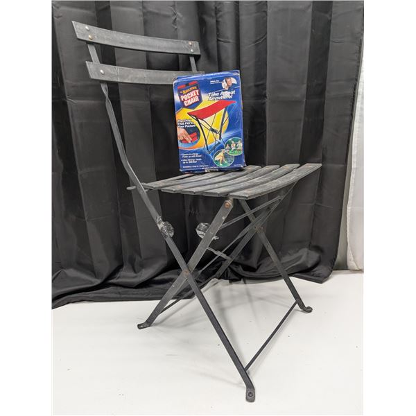 The Amazing Pocket Chair and Fold out Chair