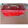 Image 5 : Red Tool Box 14"x5"x6" W/ misc. Screw Drivers