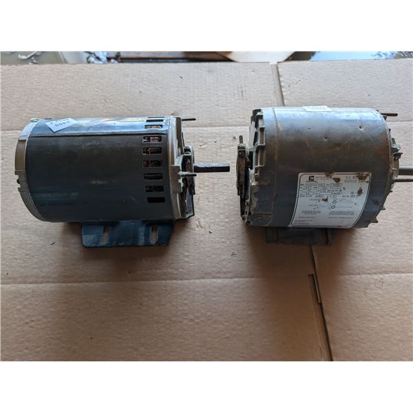 (2) Not tested Electric Motors (Information on Images)