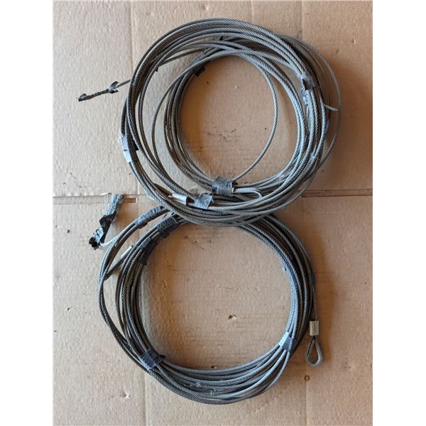 (2) Coils of Wires w/ Clip on Loop Ends