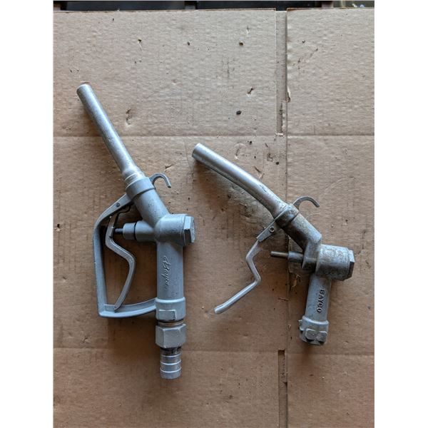 (2) Vintage Fuel Pump Nozzles (Bayco Made in Canada)